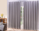 Cortina Microfibra Com Linho 2,80x2,30 Para Varão Simples