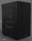 Gabinete Gamer Pcyes Bolter Black Vulcan - Gbbvpbr