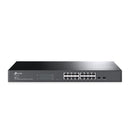 Switch Smart Gigabit C/ 16 Portas 10/100/1000 E 2 Slots Sfp Tl-sg2218 Smb