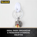 Gancho Plástico Scotch Plast. Extrema Peq. C/4 Blister
