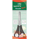 Tesoura Escolar Preta 13cm Caixa Com 24 Unidades