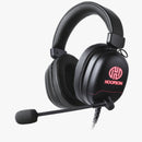Fone De Ouvido Headset Gamer Usb C/ Microfone F-102 Preto/vermelho Hoopson