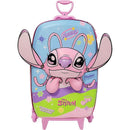 Mochila Infantil Com Rodinha Stitch Angel