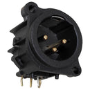 Kit 04 Conectores Xlr Macho P/ Pci 3 Polos Wc 4050 Wireconex