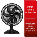 Ventilador Arno Turbo Force 2 em 1 Preto VF42 220v