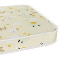 Colchão Baby Berço D18 130x70x7 Bms Estampado Amarelo