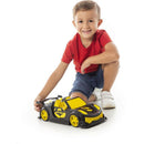 Carrinho Gotham Preto Com Amarelo 37,5x17x11cm Para Crianças