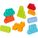 Brinquedo Para Montar Balde Carrinho De Puxar 50 Peças