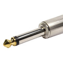 Conector P10 Macho Linha Mono Metal Ponta Gold Storm 10 Unidades
