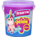 Slime Gelelé Balde Unicórnio 457g Display Com 12