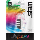 Cadeado Segredo 20mm Life Colors Preto Fosco