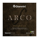 CORDA PARA VIOLINO GIANNI 4/4 ARCO ALUMÍNIO AÇO GEAVVA MÉDIA