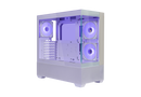 Gabinete Cooler Master Elite 690 Wood Atx Vidro Panoramico 3 Fans Argb Branco  |  E690-whnn-s00