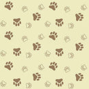 Papel De Parede Infantil Patinhas Cachorro