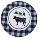 Kit 4 Capas Para Sousplat Churrasco Preto 35cmx35cm - UN / 4