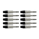 Conector P10 Stereo Macho Wc 1123 Wireconex 10 Unidades