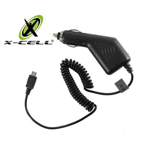 Carregador Automotivo P/ Celular Micro Usb/v8 + 1 Porta Usb 2,5a X-cell