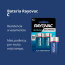 Pilha Alcalina Rayovac "c" (cartela Com 2 Unidades) 20120