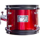 Bateria Acústica Infantil Junior 2t Vermelha Com Banco New York
