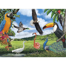 Quebra-cabeça Cartonado Aves 100 Peças