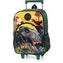 Mochila Infantil Com Rodinha Up4you Dinossauro G Verde