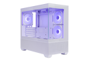 Gabinete Cooler Master Elite 490 Micro-atx Vidro Panoramico 3 Fans Argb Branco  |  E490-whnn-s00