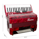 Acordeon 80 Baixos 37 Teclas Ta 8009 Vermelho Thommasi