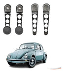 Kit Completo Manivela E Maçaneta Inter Cromado Fusca 71 A 77