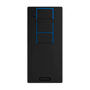 Controle Smart Para Portao 3 Botoes Preto/azul Hitron