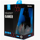 Fone Headset Gamer Usb C/ Microfone F-101 Preto/vermelho Hoopson