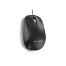 Mouse Com Fio Mid 1200dpi Usb Cabo 1,20m 3 Botoes Mo255 Preto Fosco Multilaser