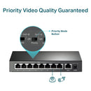 SWITCH 09 PORTAS TP-LINK TL-SF1009P POE
