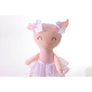 Pelucia Boneca Bia Cabelo Rosa 34cm