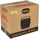 Caixa Térmica 34l Com Alça Azul
