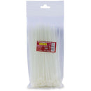 Abraçadeira Nylon Branca 4,88x200mm - Pacote Com 100