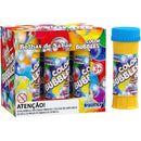 Bolha De Sabão Color Bubble 50ml - Caixa Com 06 Unidades