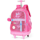 Mochila Com Rodinha Barbie Pink G C/paete