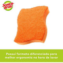 Esponja Para Limpeza Scotch-brite Não Risca Laranja