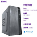 Computador Business B500 Hexa Core I5 9400f 2.90ghz Mem 8gb Ddr4 Ssd 256gb G 210 1gb  Fonte 200w Windows 11 Pro