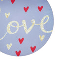 Kit 4 Capas Para Sousplat Coração Love  35cmx35cm - UN / 4