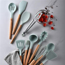 Kit 12 Peças Utensílios De Silicone Cozinha