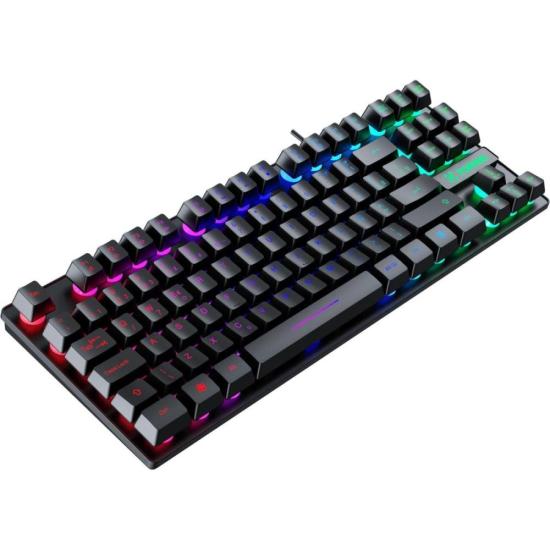 Teclado Gamer Fortrek Fearless 80 TKL Preto