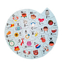 Brinquedo Educativo Alfabeto Formato Caracol Letras