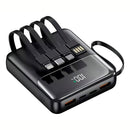 Mini Power Bank Carregador Portátil 10000m Turbo Cor:preto