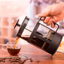 Cafeteira Prensa Francesa Chá Café 350ml Aço Inox Vidro