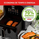 Fritadeira Air Fryer Arno Easy Fry Turbo 6L Preta AFI6 127V