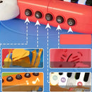 Mini Teclado Infantil Musical Macaquinho  Cor:vermelho