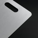 Tábua De Corte Aço Inox Carne Legumes Utensílio Multiuso