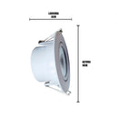 Luminária Spot Luz Led Redondo Branco Quente Iluminação 7w