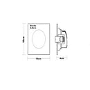 Luminária Spot Luz Led Quadrada Luz Fria Iluminação 3w